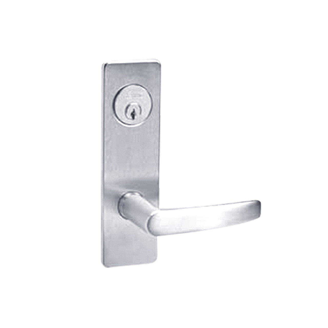 ML2065-ASR-625 Corbin Russwin ML2000 Series Mortise Dormitory Locksets with Armstrong Lever and Deadbolt in Bright Chrome