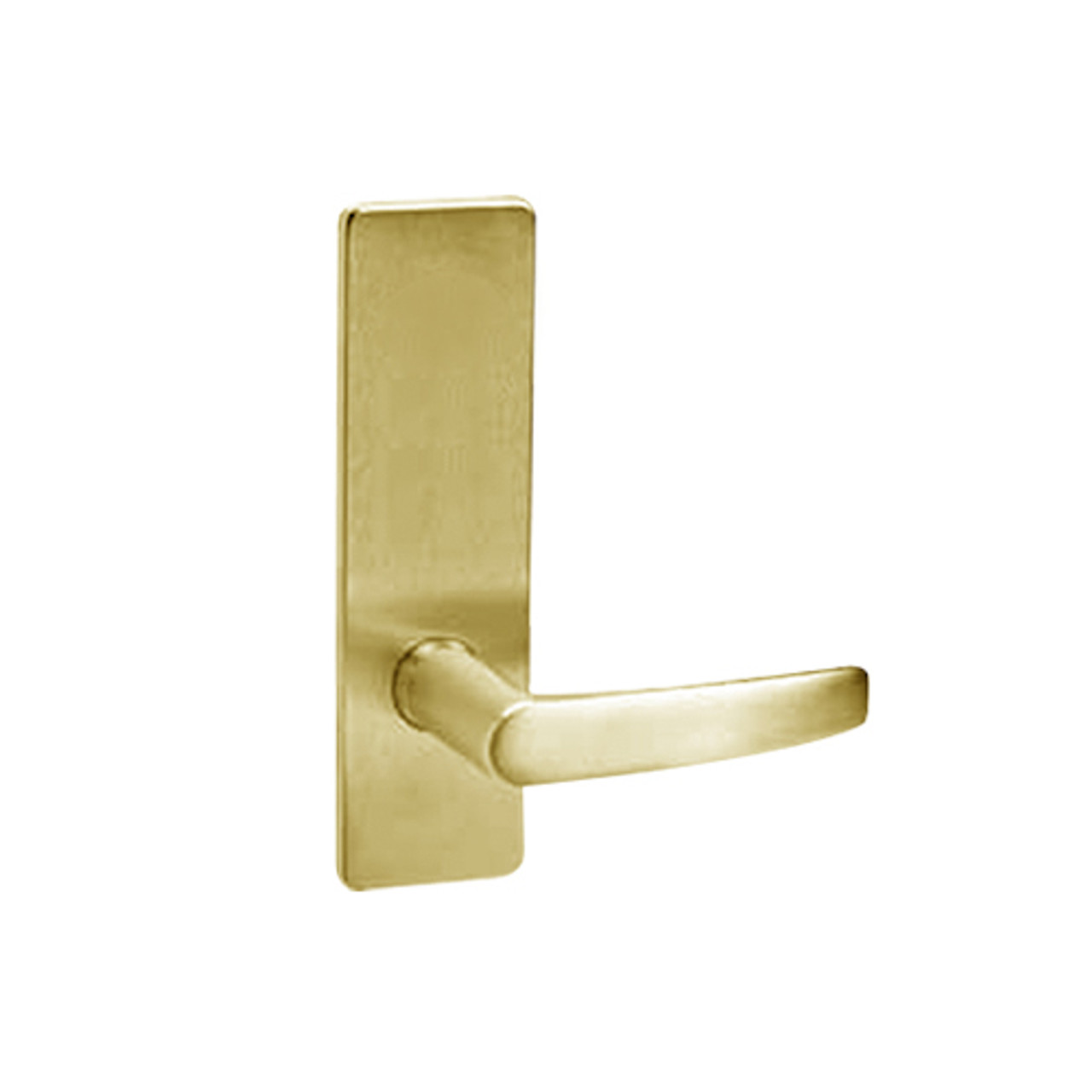 ML2051-ASR-605-LC Corbin Russwin ML2000 Series Mortise Office Locksets with Armstrong Lever in Bright Brass