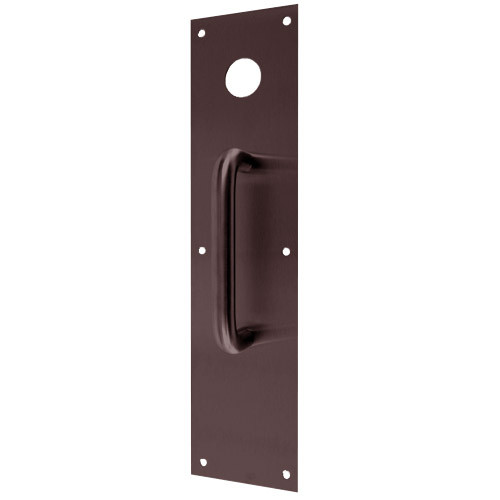 CFC7115-613 Don Jo Pull Plates with Holes in Oil Rubbed Bronze Finish