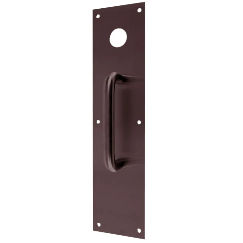 CFK7115-613 Don Jo Pull Plates with Holes in Oil Rubbed Bronze Finish