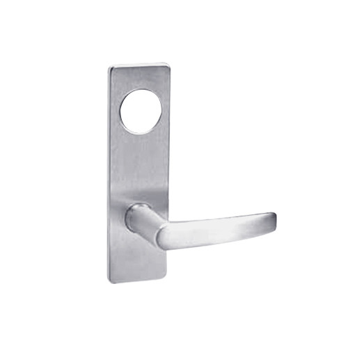ML2052-ASR-626-CL6 Corbin Russwin ML2000 Series IC 6-Pin Less Core Mortise Classroom Intruder Locksets with Armstrong Lever in Satin Chrome
