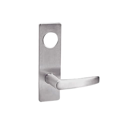 ML2072-ASR-630-CL6 Corbin Russwin ML2000 Series IC 6-Pin Less Core Mortise Classroom Intruder Locksets with Armstrong Lever with Deadbolt in Satin Stainless
