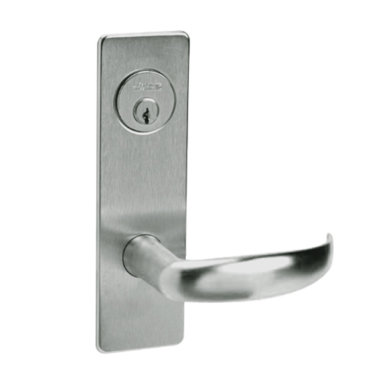 ML2067-PSR-619 Corbin Russwin ML2000 Series Mortise Apartment Locksets with Princeton Lever and Deadbolt in Satin Nickel