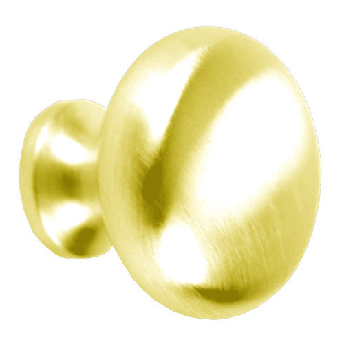 54-605 Don Jo Cabinet Knob in Bright Brass Finish