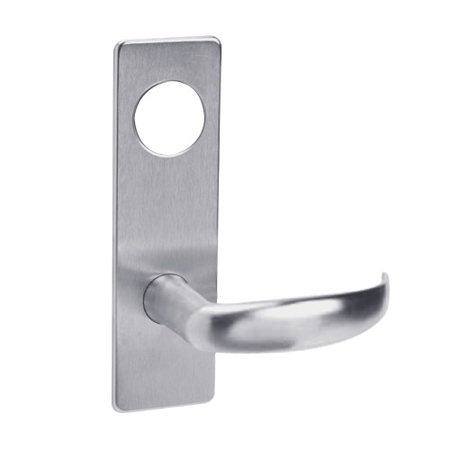 ML2052-PSR-626-CL6 Corbin Russwin ML2000 Series IC 6-Pin Less Core Mortise Classroom Intruder Locksets with Princeton Lever in Satin Chrome
