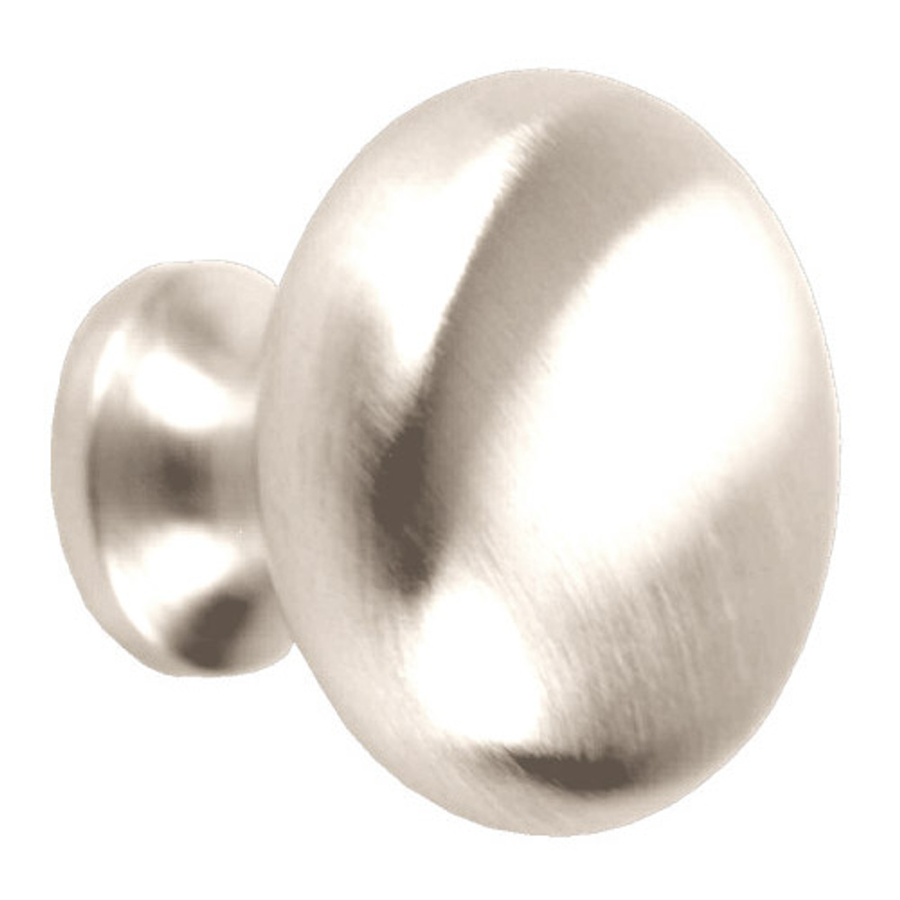 56-619 Don Jo Cabinet Knob in Clear Satin Nickel Finish