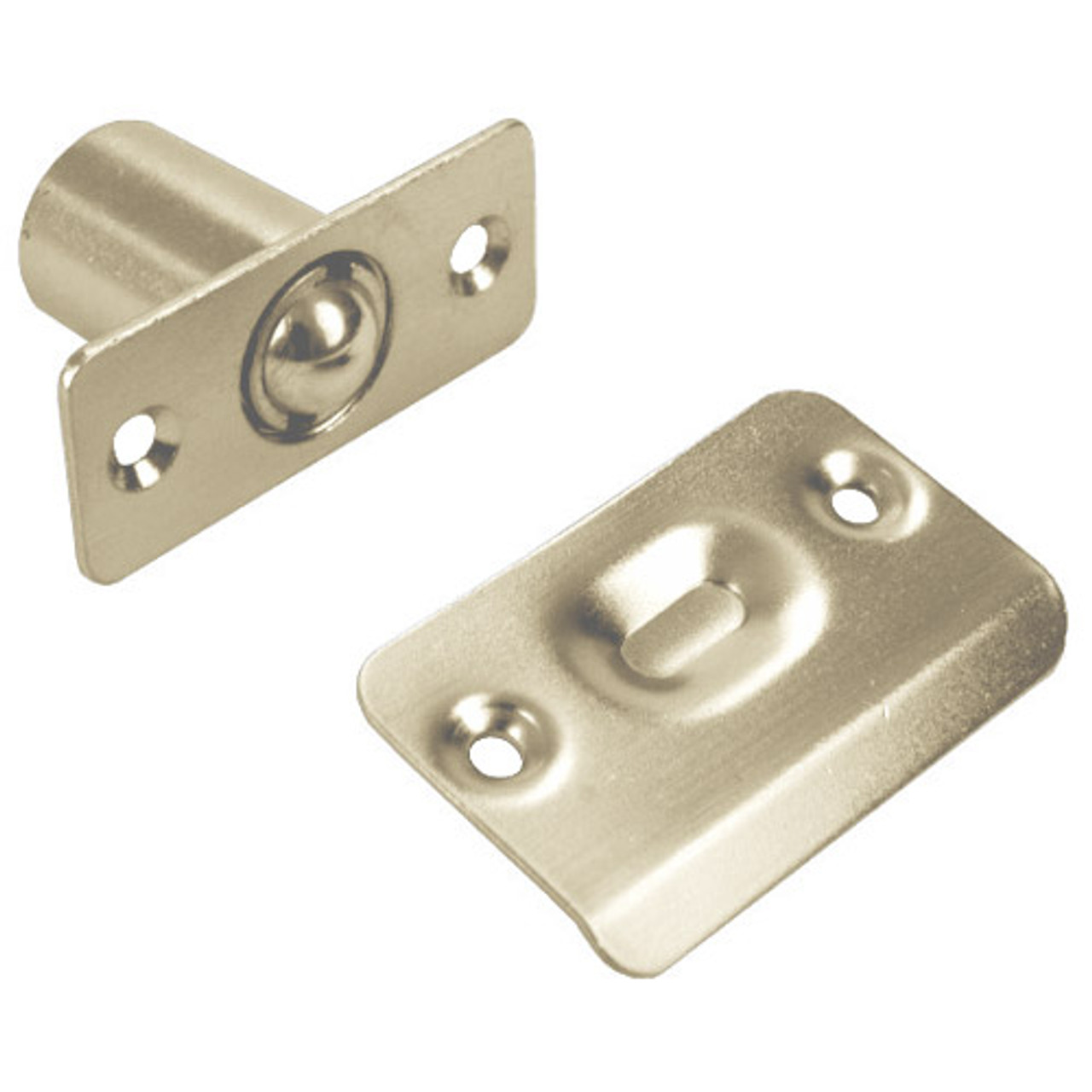 1714-619 Don Jo Ball Latch in Clear Satin Nickel Finish