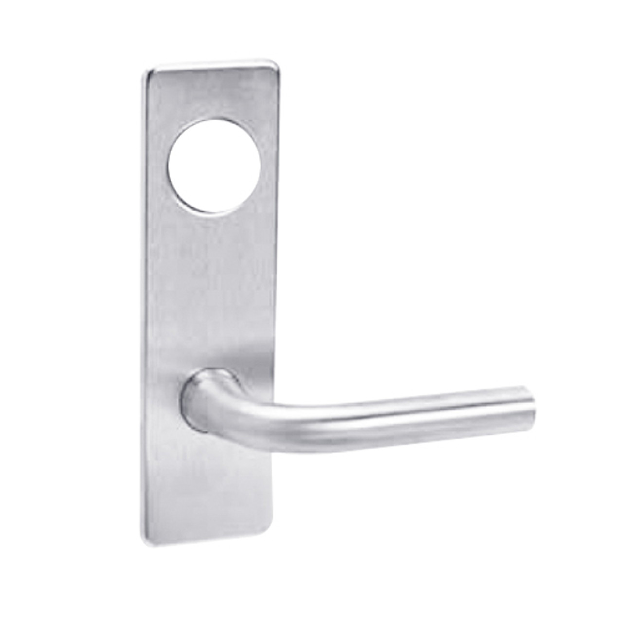 ML2056-RSR-625-CL7 Corbin Russwin ML2000 Series IC 7-Pin Less Core Mortise Classroom Locksets with Regis Lever in Bright Chrome
