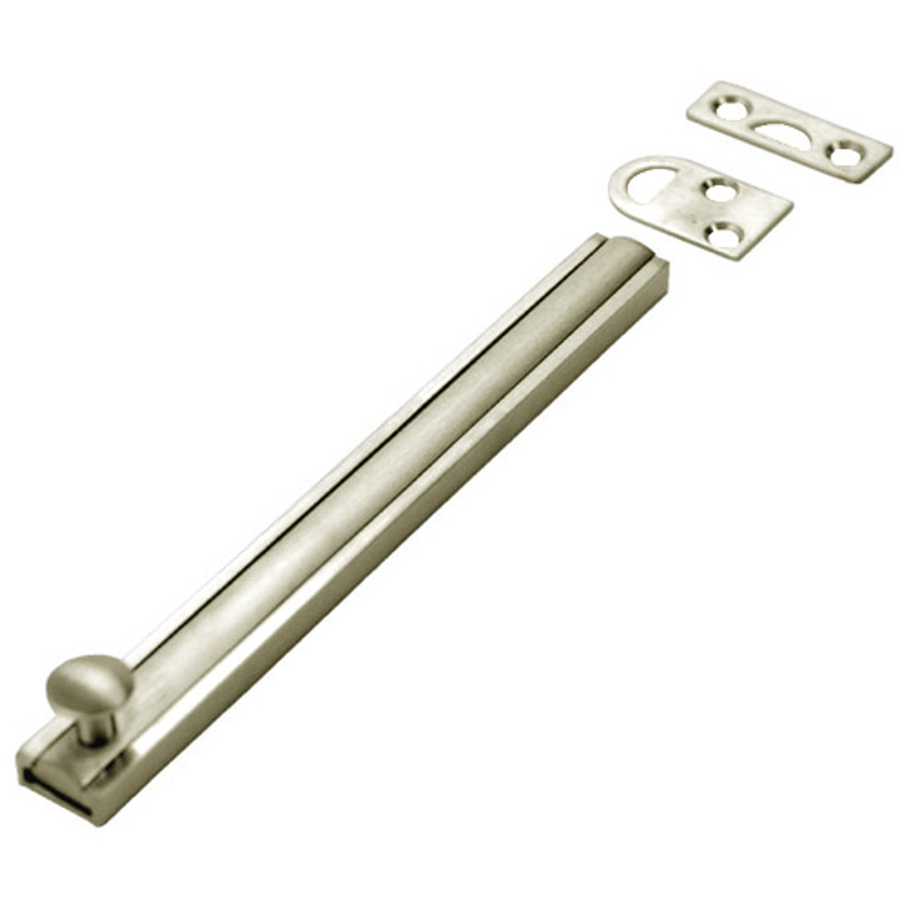 SB-2-619 Don Jo Slide Bolt in Clear Satin Nickel Finish