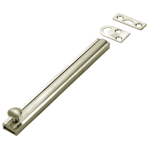 SB-6-619 Don Jo Slide Bolt in Clear Satin Nickel Finish | Lock Depot