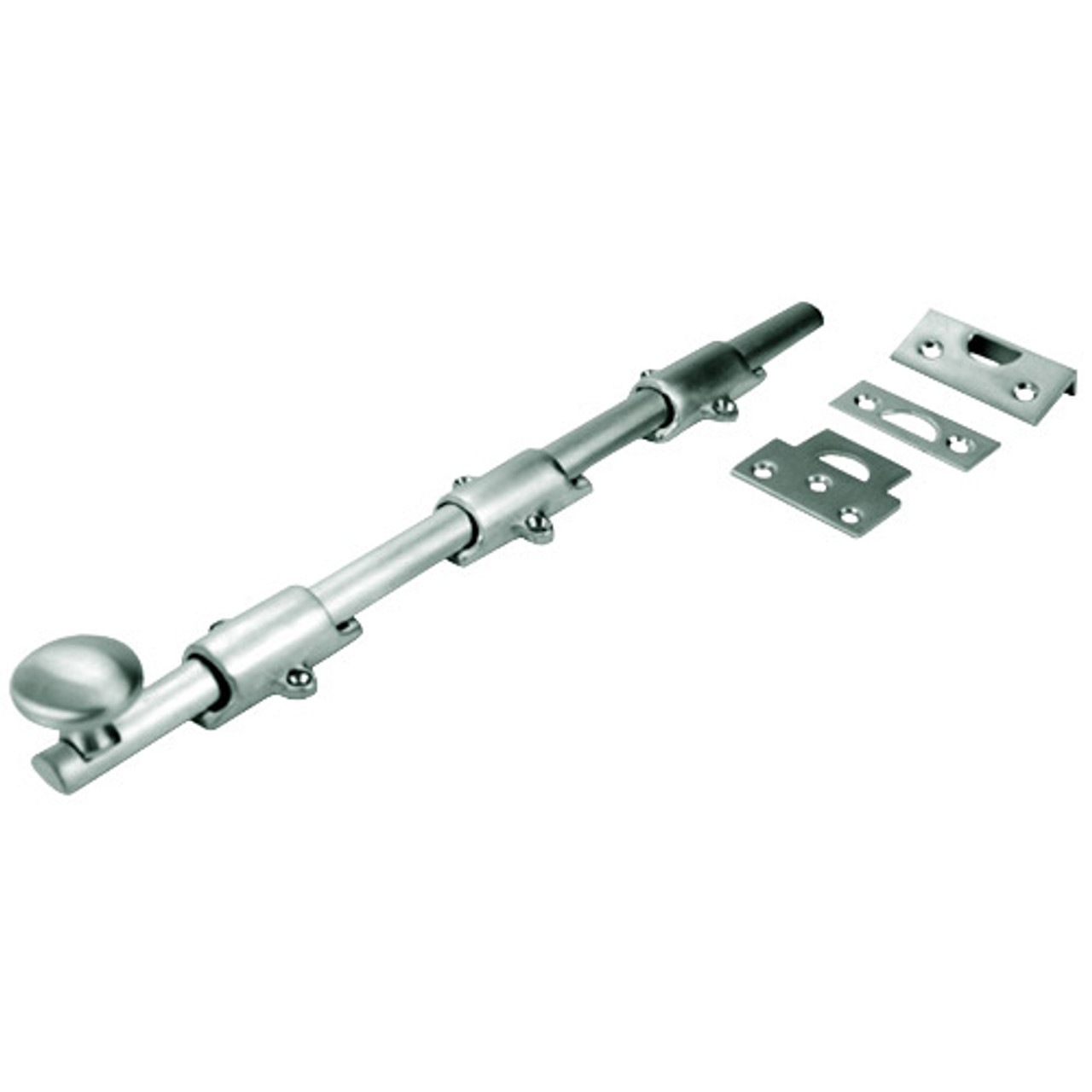 1632-626 Don Jo Dutch Door Bolt in Satin Chrome Finish