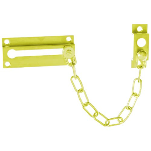1607-605 Don Jo Chain Guard in Bright Brass Finish