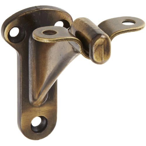 130-609 Don Jo Handrail Bracket in Antique Brass Finish