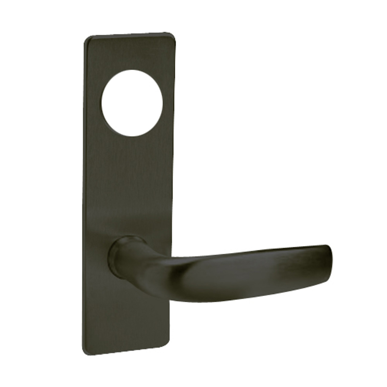 ML2058-CSR-613-CL6 Corbin Russwin ML2000 Series IC 6-Pin Less Core Mortise Entrance Holdback Locksets with Citation Lever in Oil Rubbed Bronze