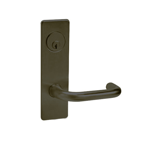 ML2051-LSR-613 Corbin Russwin ML2000 Series Mortise Office Locksets with Lustra Lever in Oil Rubbed Bronze
