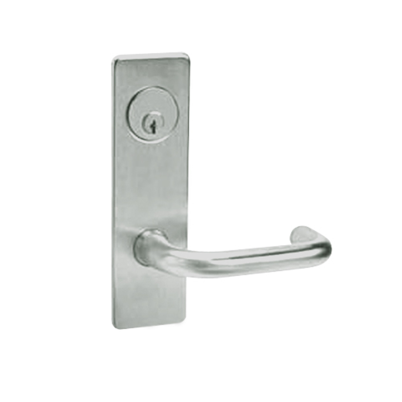 ML2065-LSR-619 Corbin Russwin ML2000 Series Mortise Dormitory Locksets with Lustra Lever and Deadbolt in Satin Nickel