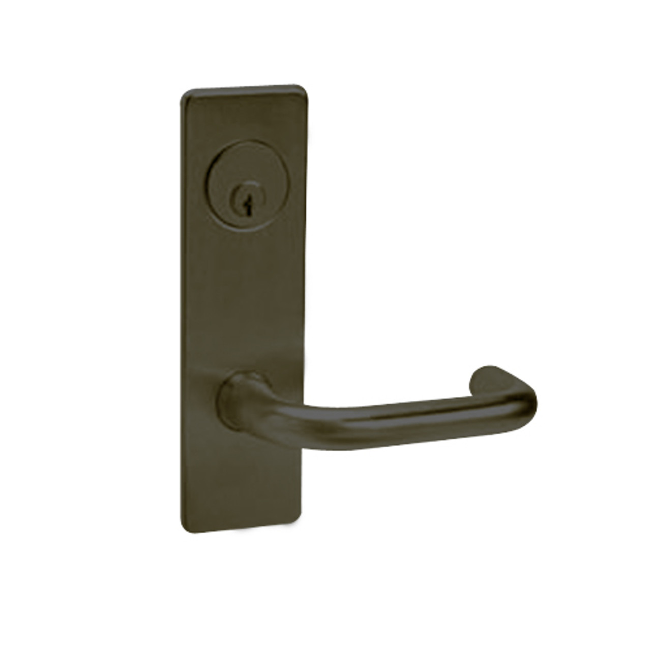 ML2067-LSR-613 Corbin Russwin ML2000 Series Mortise Apartment Locksets with Lustra Lever and Deadbolt in Oil Rubbed Bronze