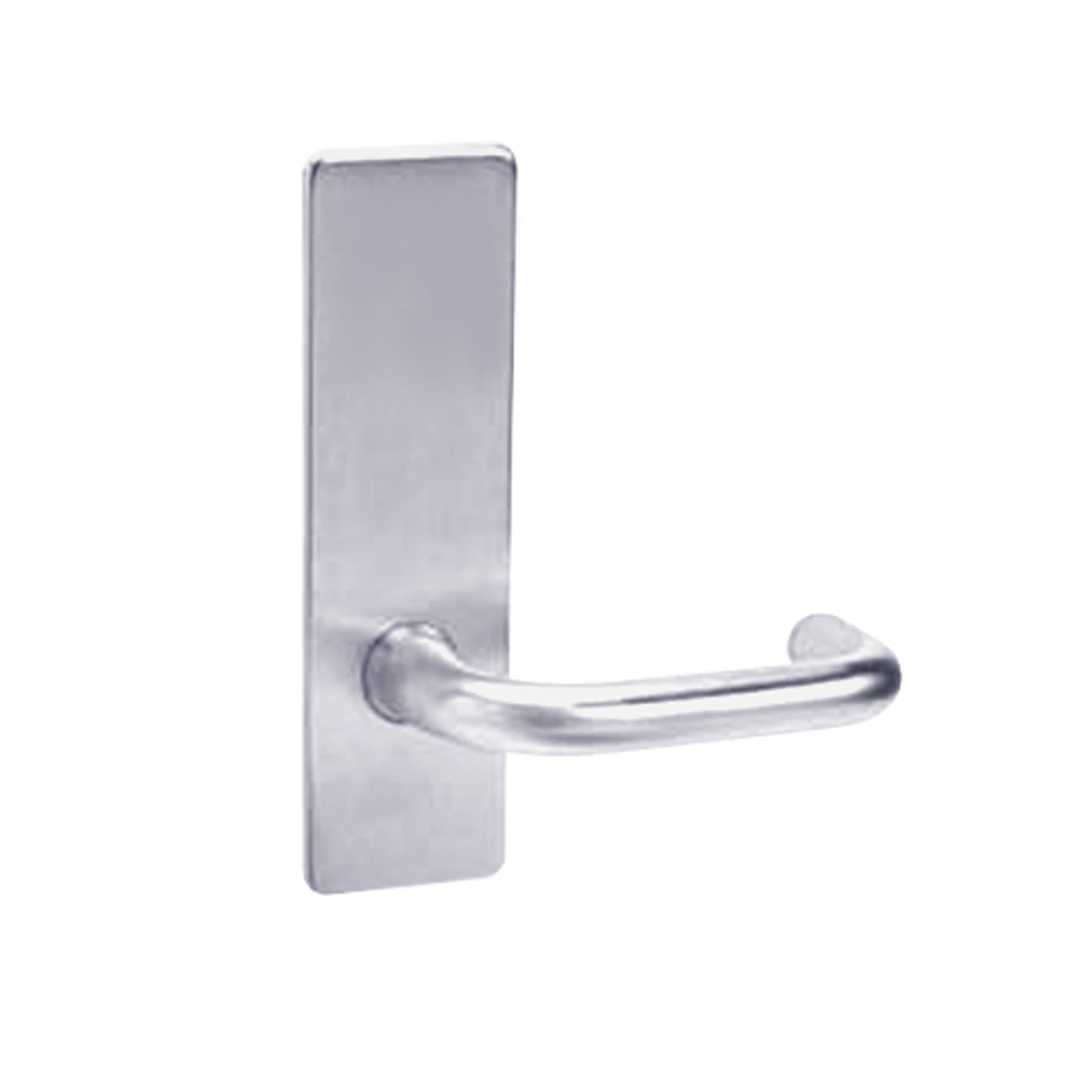 ML2051-LSR-626-CL6 Corbin Russwin ML2000 Series IC 6-Pin Less Core Mortise Office Locksets with Lustra Lever in Satin Chrome