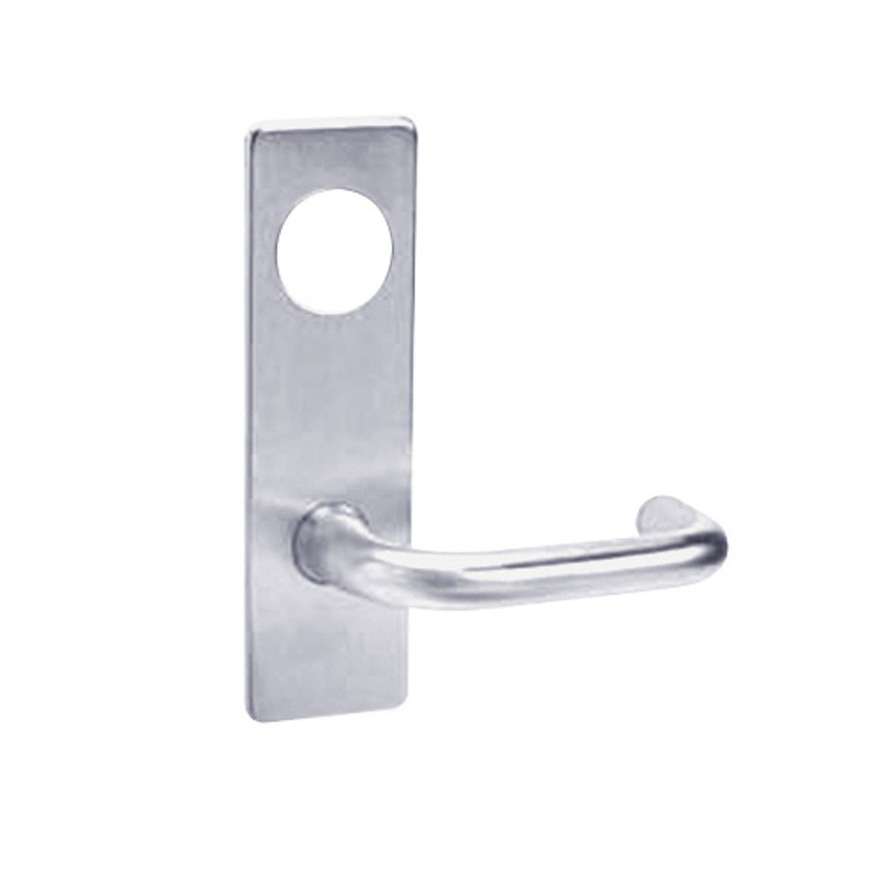 ML2056-LSR-626-LC Corbin Russwin ML2000 Series Mortise Classroom Locksets with Lustra Lever in Satin Chrome