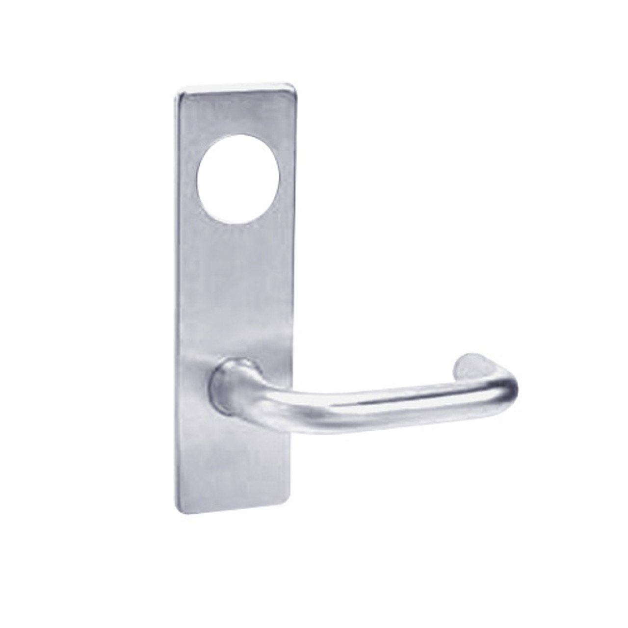 ML2024-LSR-626-LC Corbin Russwin ML2000 Series Mortise Entrance Locksets with Lustra Lever in Satin Chrome