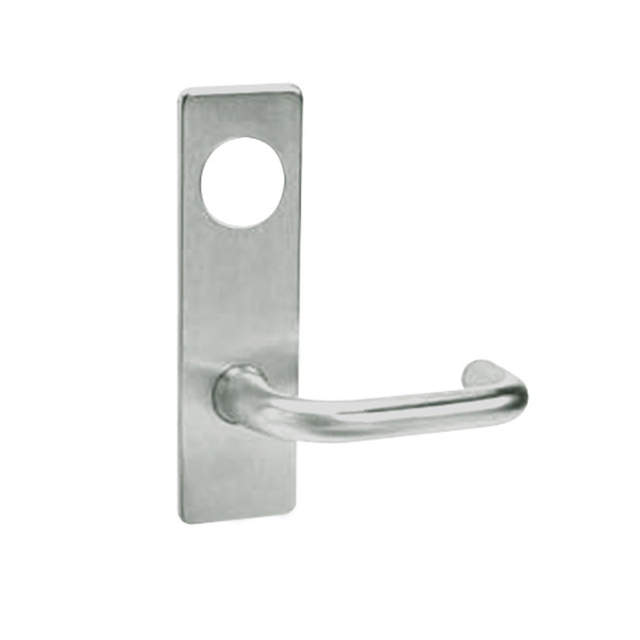ML2065-LSR-619-LC Corbin Russwin ML2000 Series Mortise Dormitory Locksets with Lustra Lever in Satin Nickel