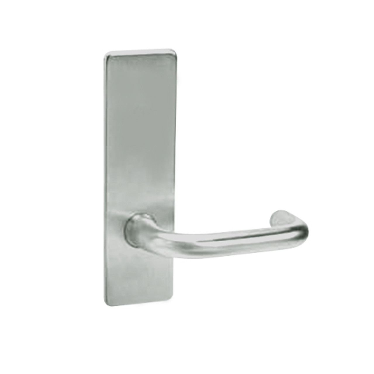 ML2051-LWR-619-CL6 Corbin Russwin ML2000 Series IC 6-Pin Less Core Mortise Office Locksets with Lustra Lever in Satin Nickel