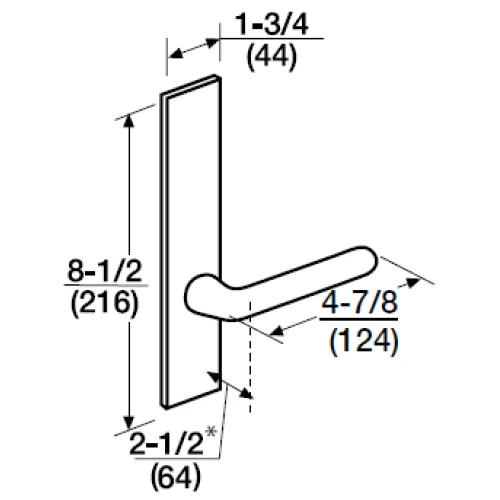 ML2069-RWR-605 Corbin Russwin ML2000 Series Mortise Institution Privacy Locksets with Regis Lever in Bright Brass