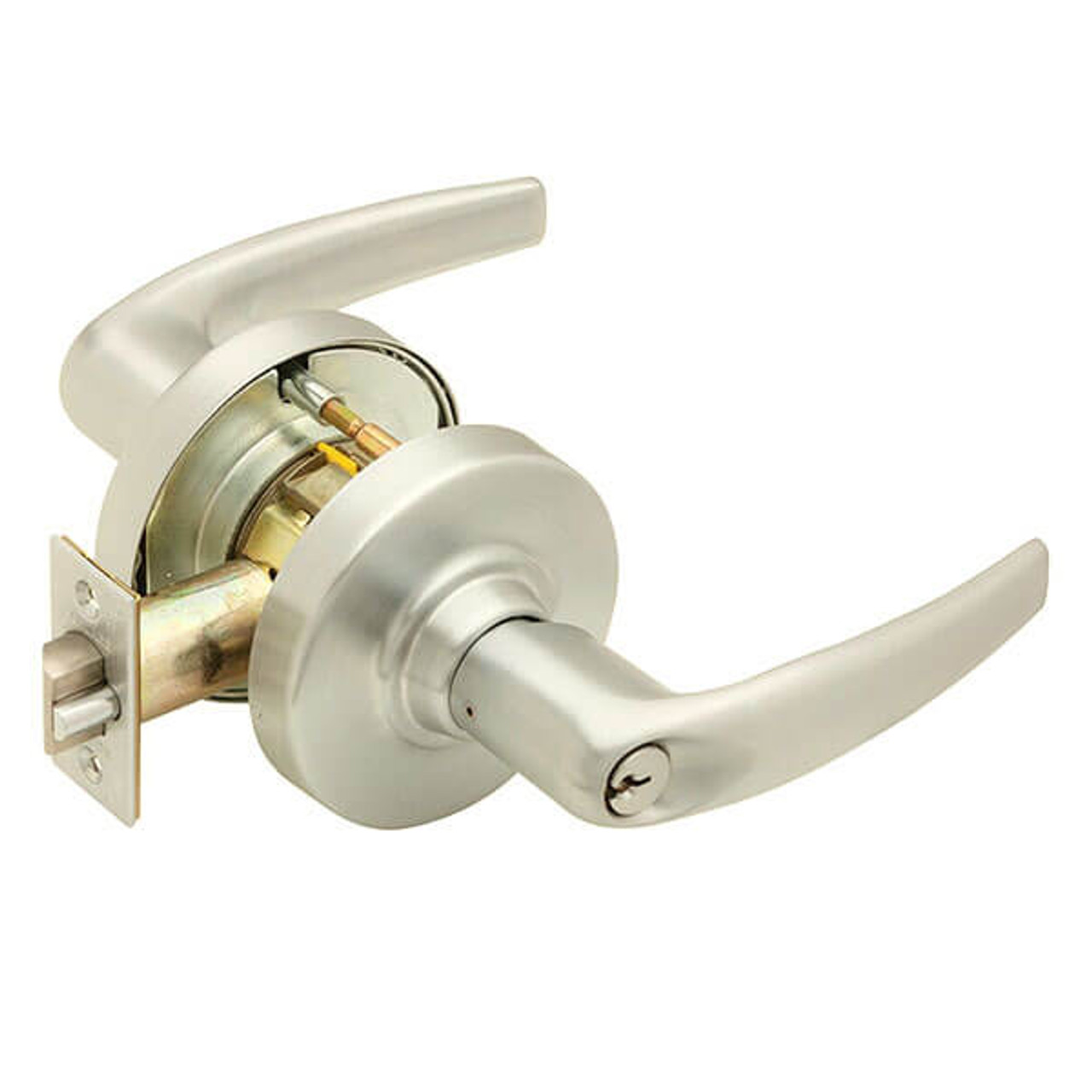 ALX53PD-ATH-619 Schlage Athens Cylindrical Lock in Satin Nickel