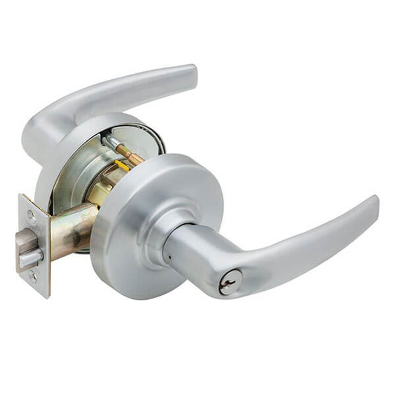 ALX80PD-ATH-626 Schlage Athens Cylindrical Lock in Satin Chromium Plated