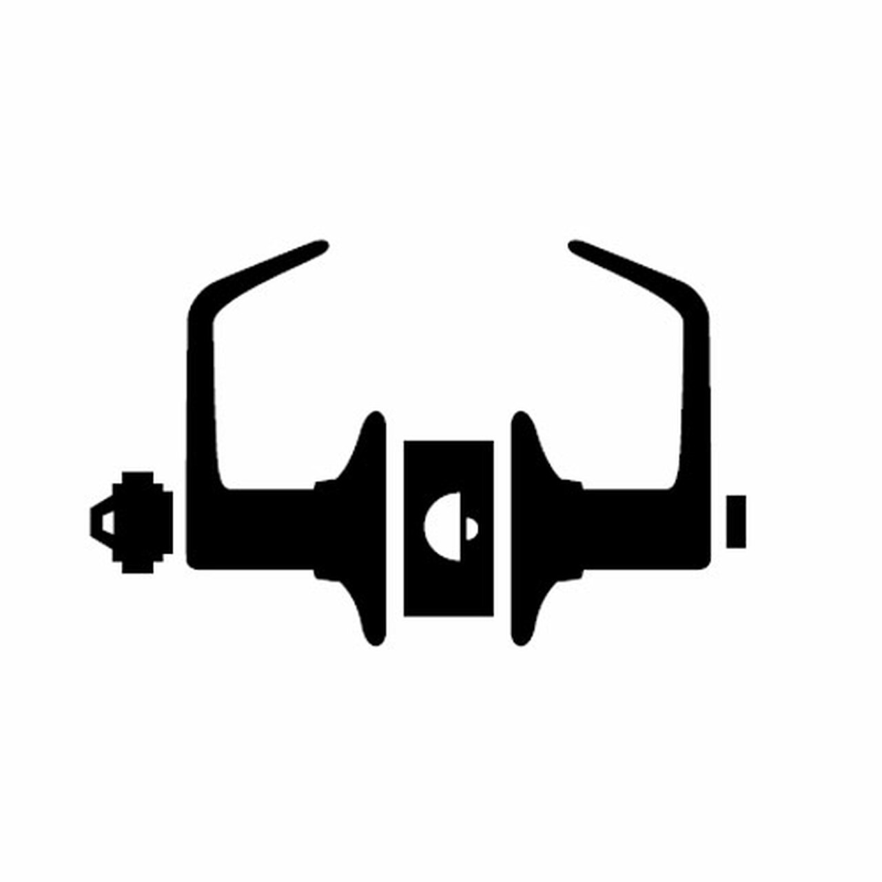 ALX50J-ATH-625 Schlage Athens Cylindrical Lock in Bright Chromium Plated