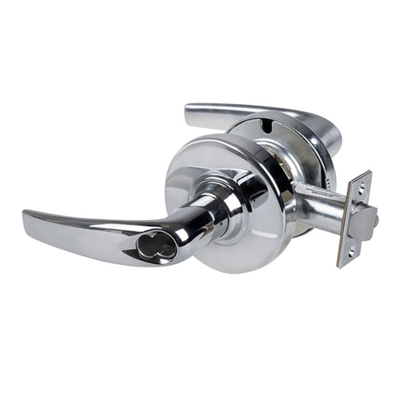 ALX50J-ATH-625 Schlage Athens Cylindrical Lock Prepped for FSIC in Bright Chromium Plated
