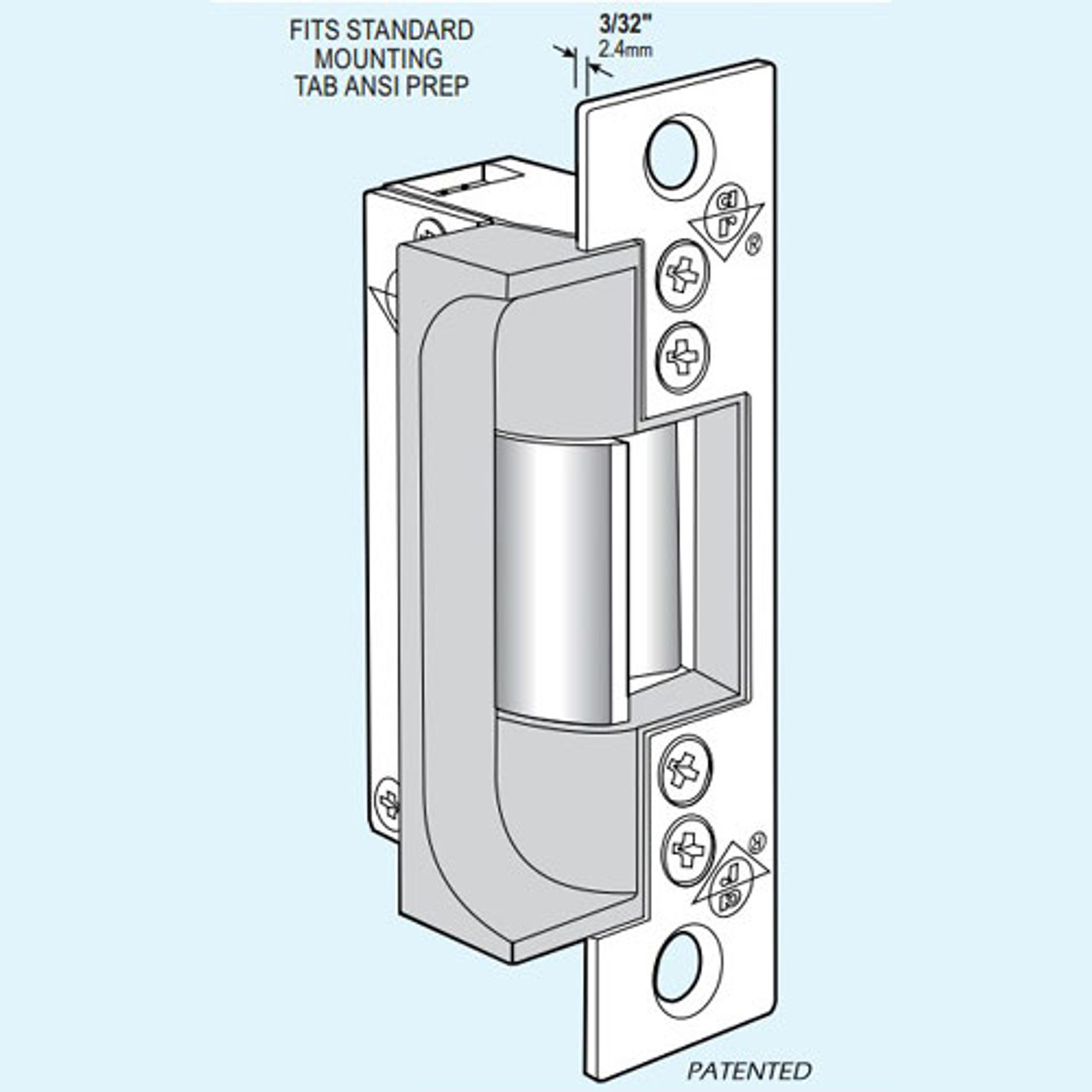 7170-310-628 Adams Rite Electric Strike