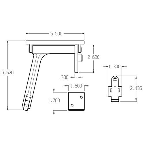 2080-626 Don Jo Gravity Coordinator Dimensional View