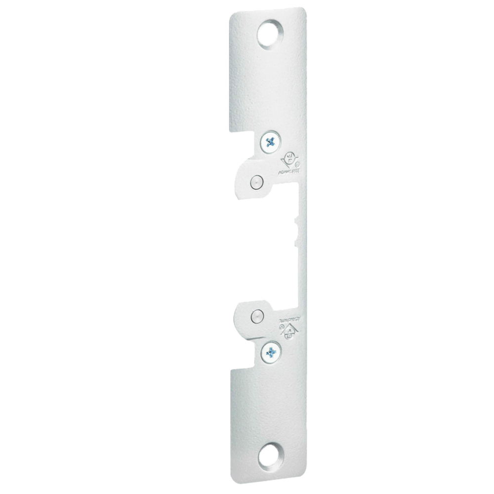 FPK7431-130 Adams Rite Faceplate Kit for use with 7431 Electric Strikes in Clear Aluminum — manufacturer photo via SecLock (AR74310FPK626Master)