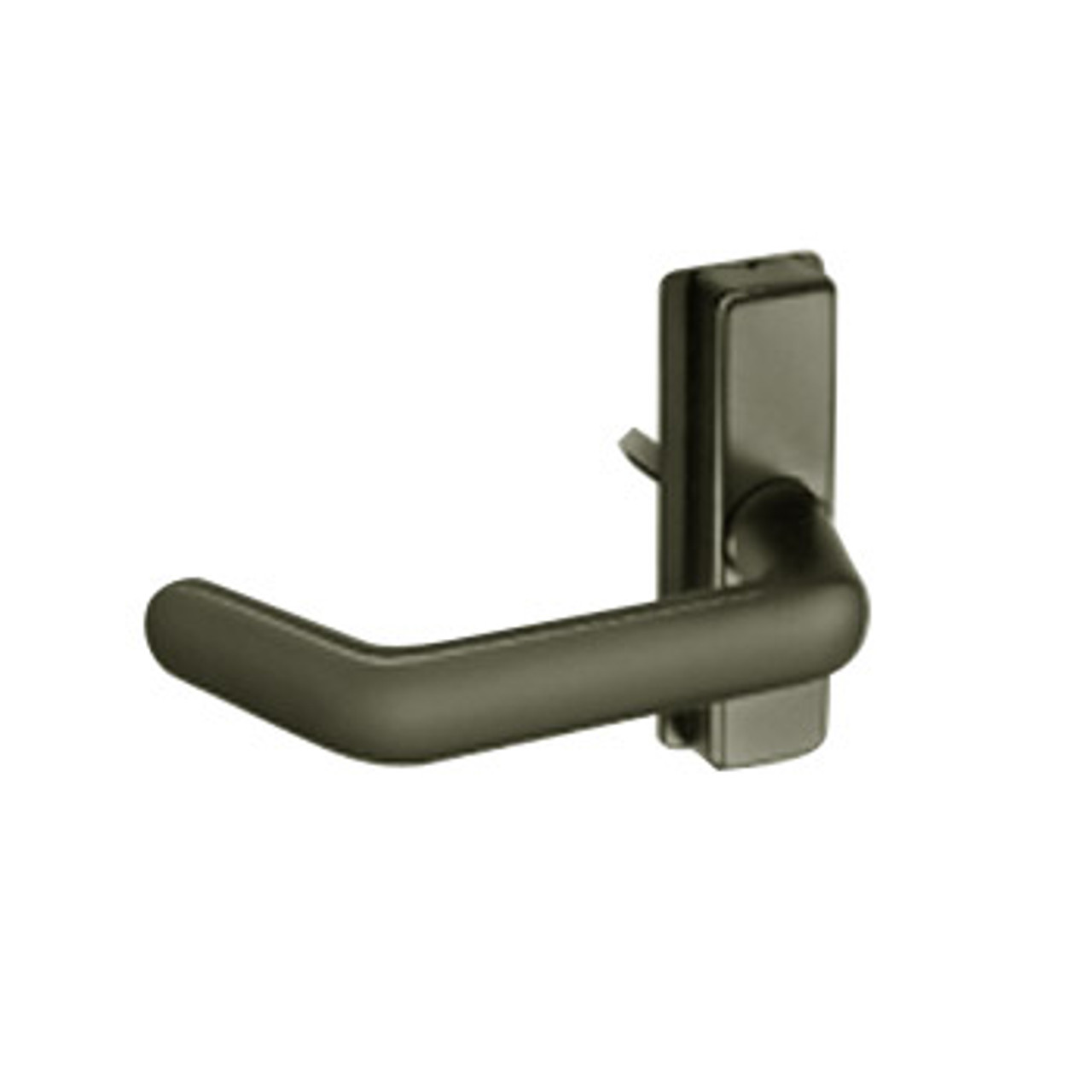 4569-502-121 Adams Rite Deadlatch Handle in Dark Bronze Anodized Finish