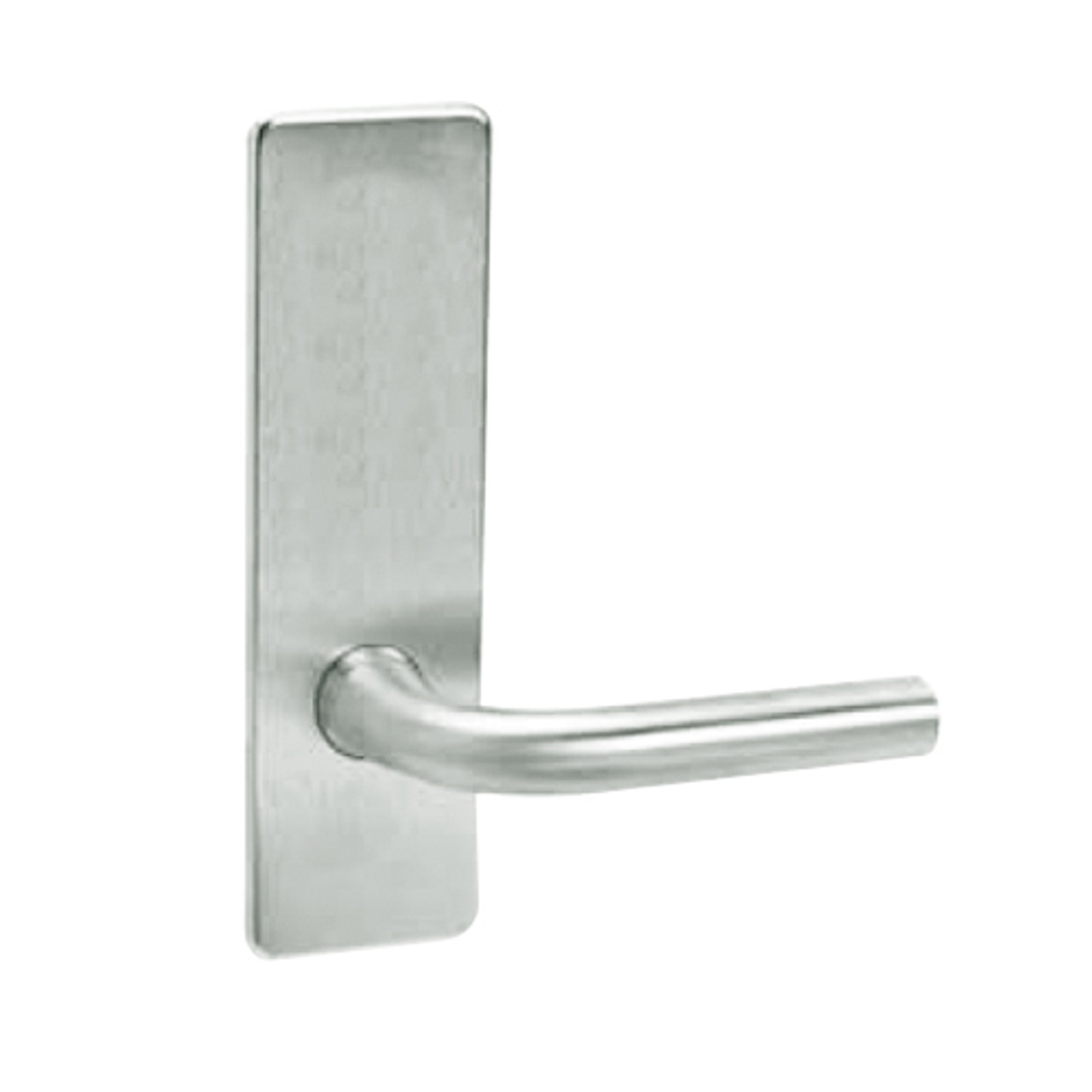 ML2051-RWN-618-CL6 Corbin Russwin ML2000 Series IC 6-Pin Less Core Mortise Office Locksets with Regis Lever in Bright Nickel