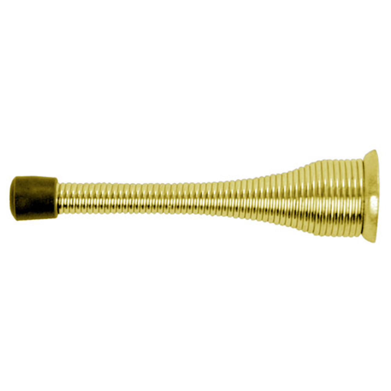 1511-605 Don Jo Spring Base Stop in Bright Brass Finish