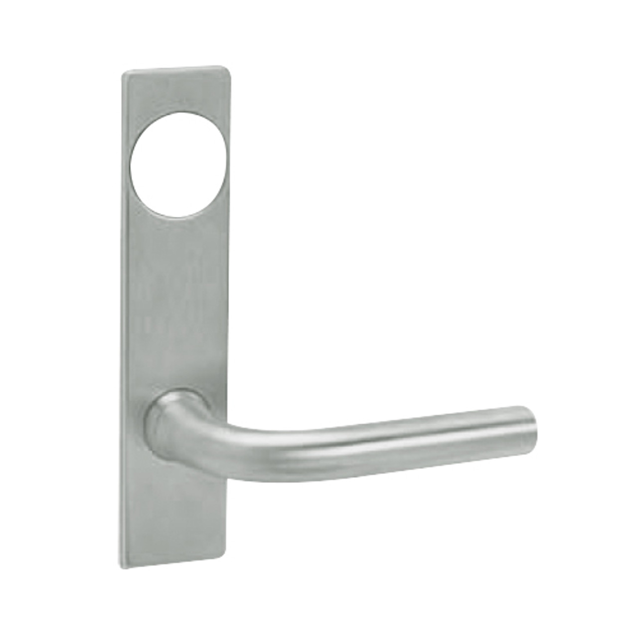 ML2051-RWP-619-CL7 Corbin Russwin ML2000 Series IC 7-Pin Less Core Mortise Office Locksets with Regis Lever in Satin Nickel