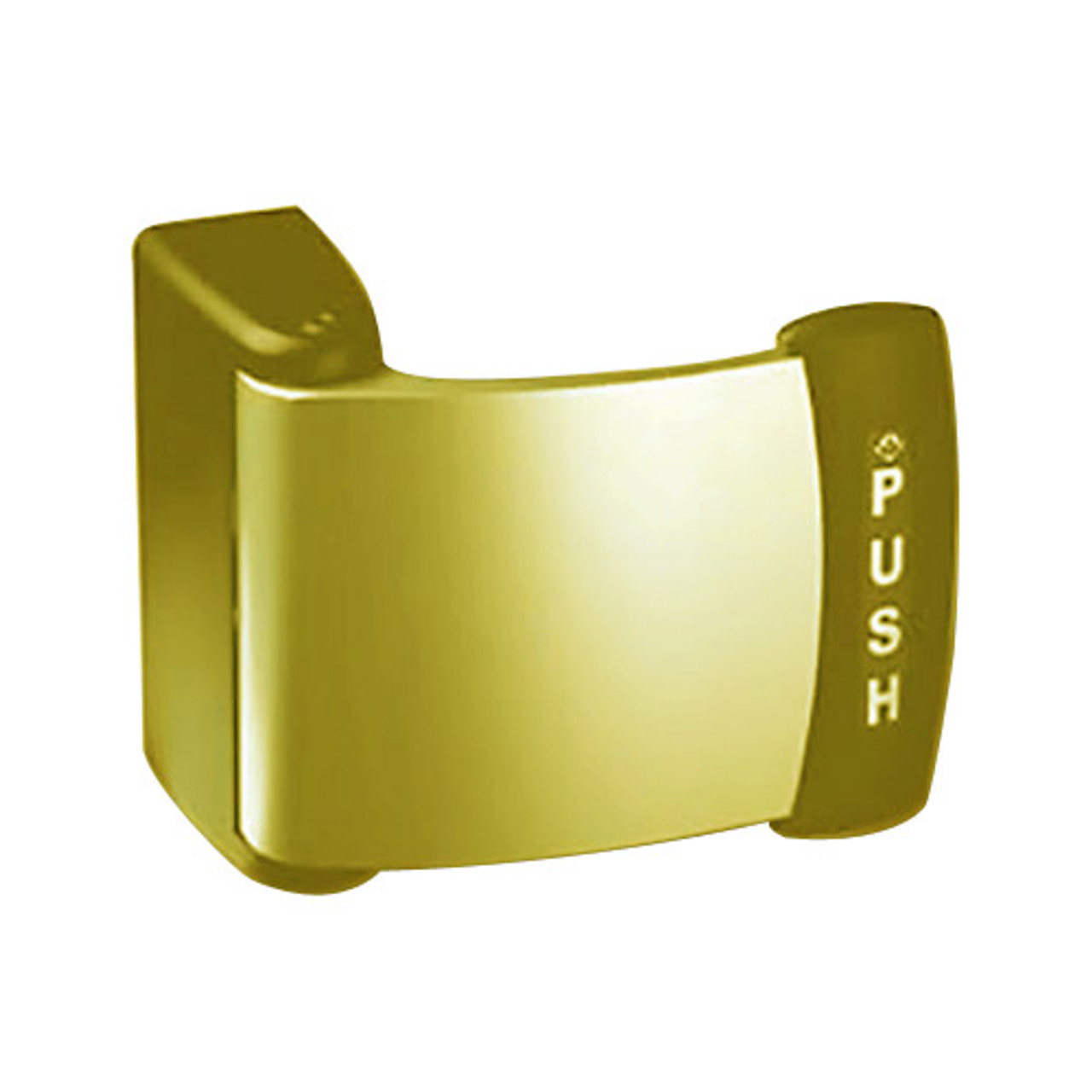 4591M-04-03-US3 Adams Rite Deadlatch Paddle in Bright Brass Finish