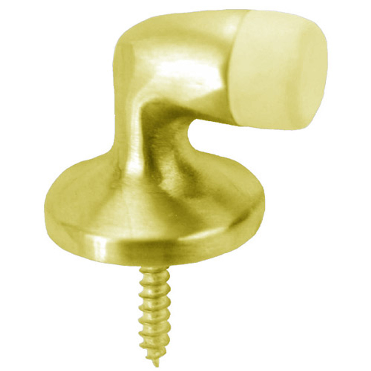 1430-605 Don Jo Door Stop in Bright Brass Finish