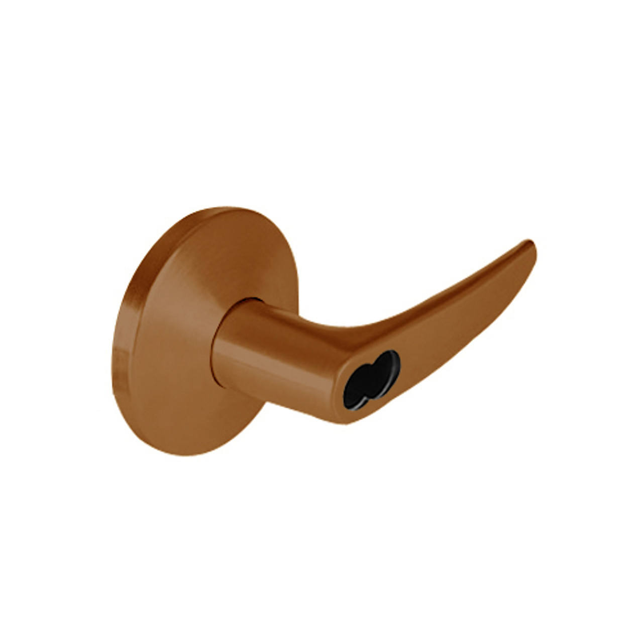 9K37D16LSTK690LM Best 9K Series Storeroom Cylindrical Lever Locks with Curved without Return Lever Design Accept 7 Pin Best Core in Dark Bronze
