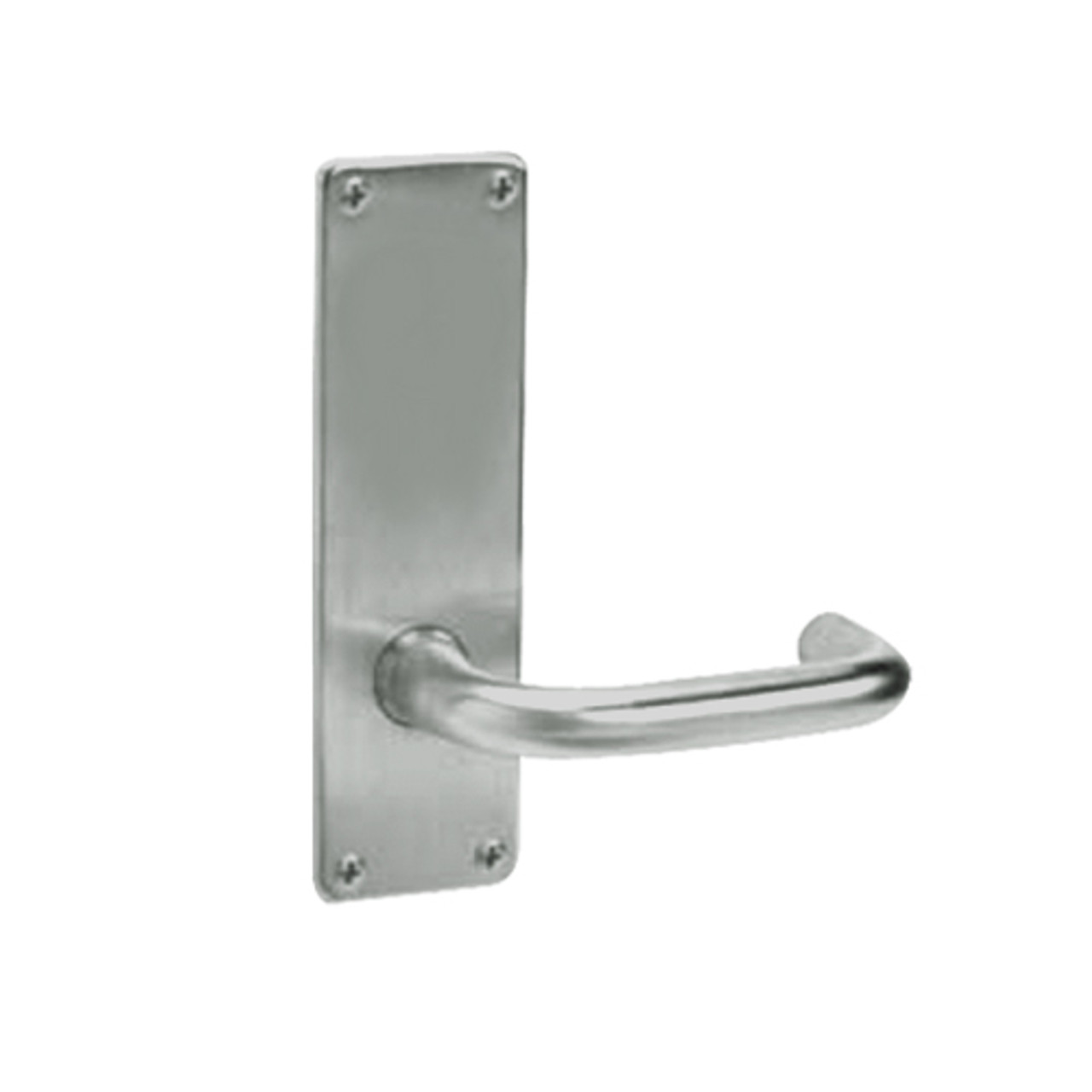 ML2051-LSN-619-CL6 Corbin Russwin ML2000 Series IC 6-Pin Less Core Mortise Office Locksets with Lustra Lever in Satin Nickel