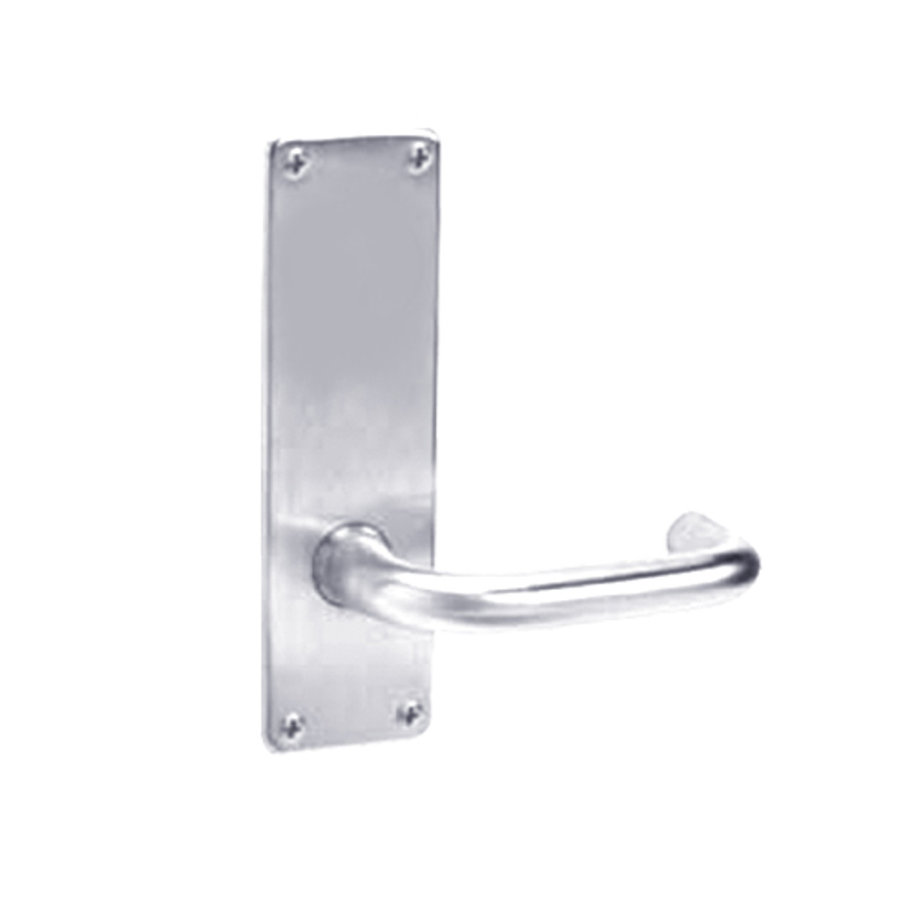 ML2051-LSN-625-CL6 Corbin Russwin ML2000 Series IC 6-Pin Less Core Mortise Office Locksets with Lustra Lever in Bright Chrome