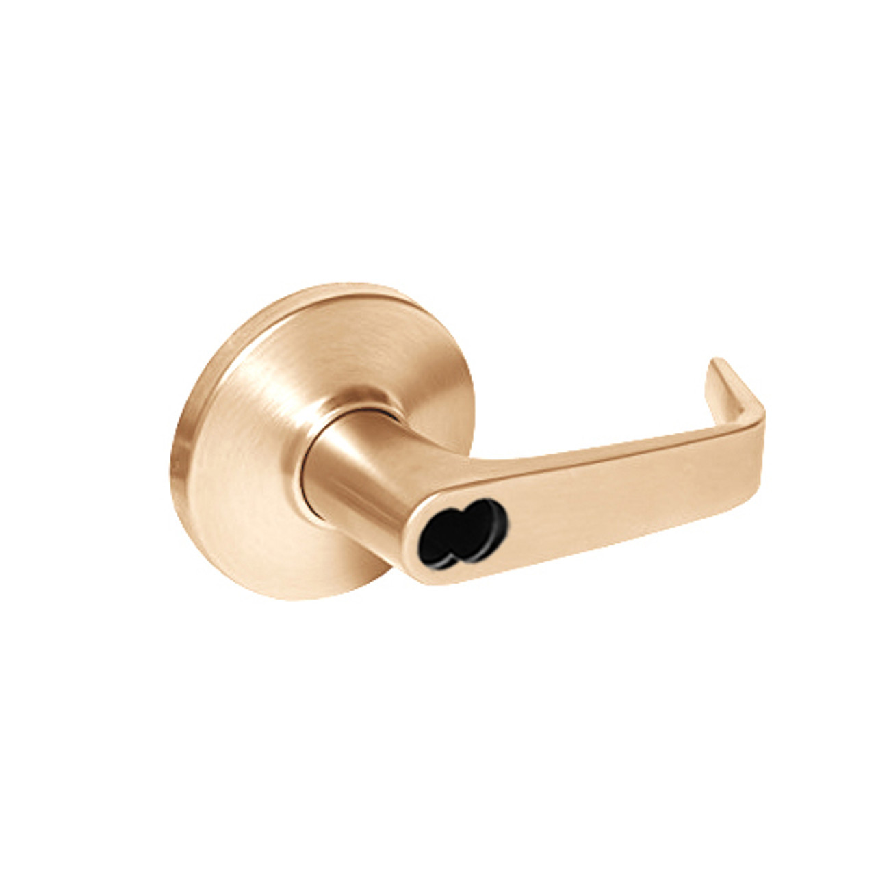 9K37E15DSTK611LM Best 9K Series Service Station Cylindrical Lever Locks with Contour Angle with Return Lever Design Accept 7 Pin Best Core in Bright Bronze
