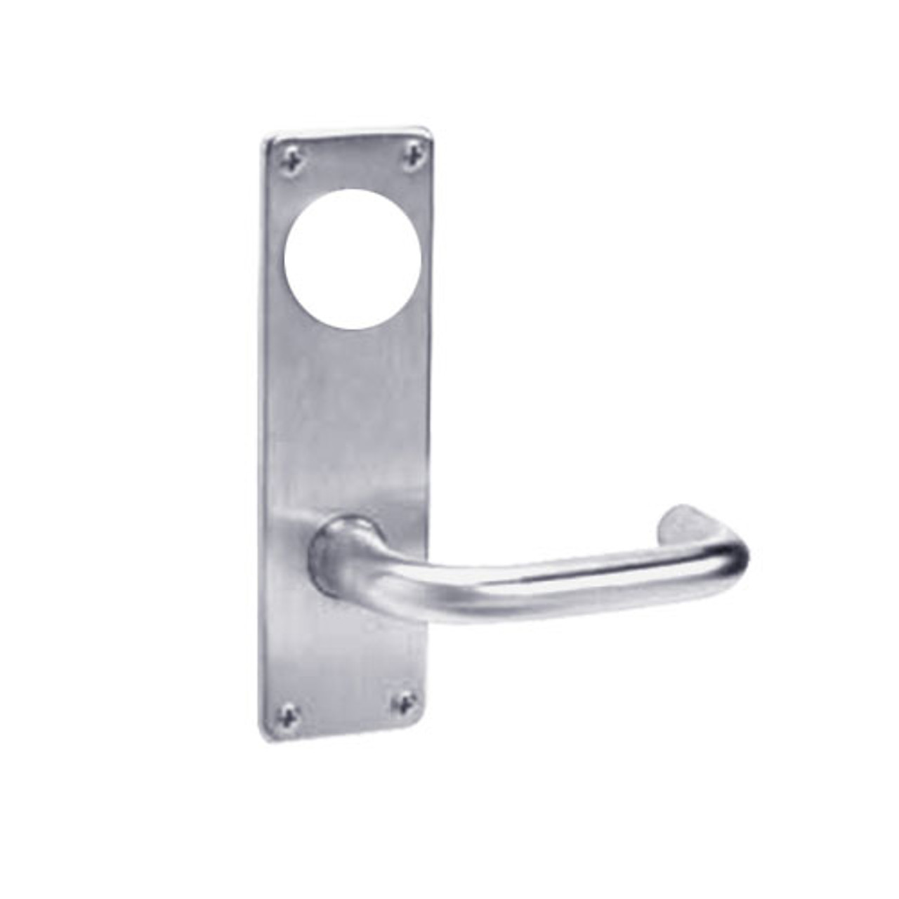 ML2065-LSN-626-CL7 Corbin Russwin ML2000 Series IC 7-Pin Less Core Mortise Dormitory Locksets with Lustra Lever in Satin Chrome