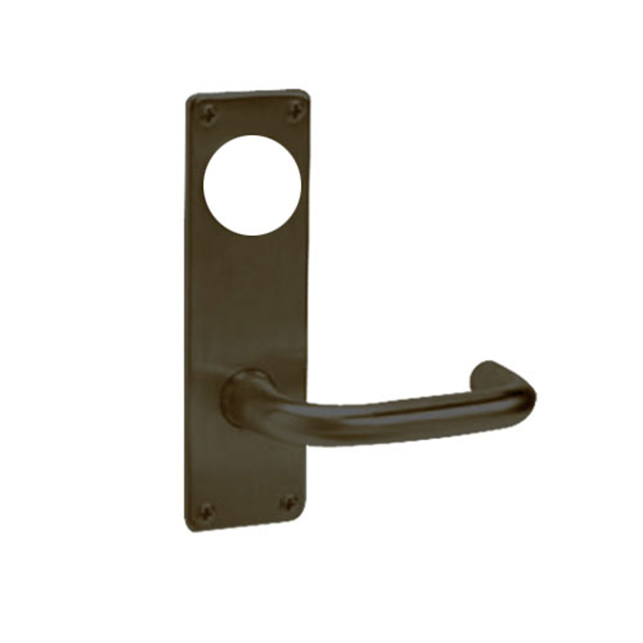 ML2059-LSN-613-CL6 Corbin Russwin ML2000 Series IC 6-Pin Less Core Mortise Security Storeroom Locksets with Lustra Lever in Oil Rubbed Bronze