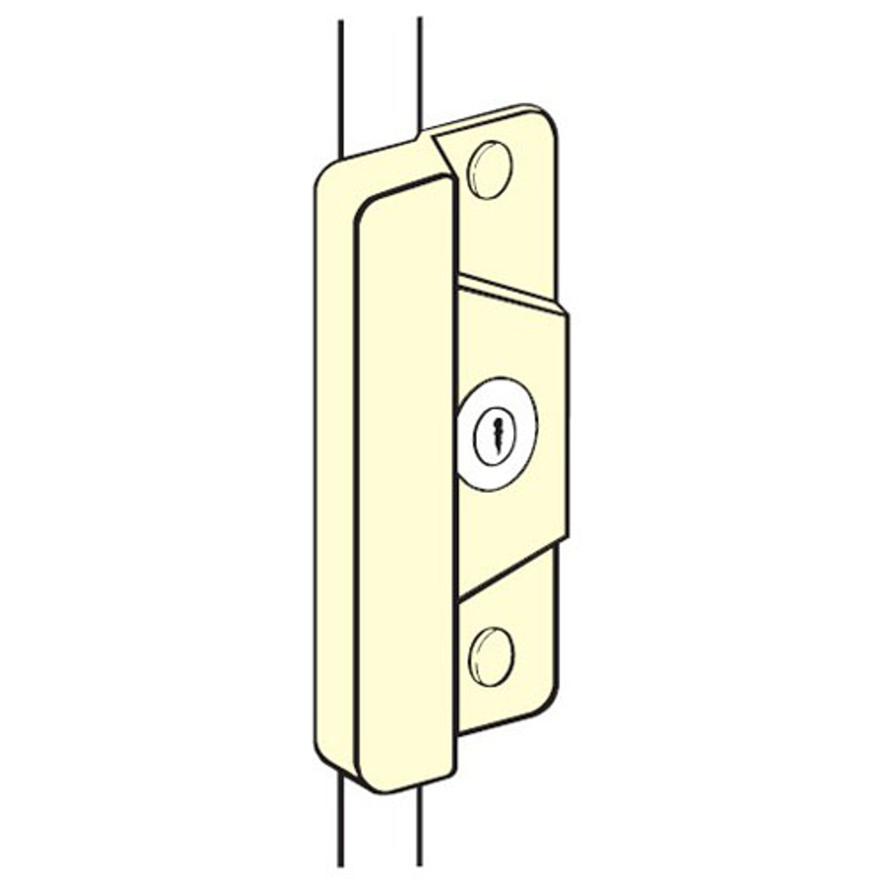 ELP-208P-EBF-DU Don Jo Latch Protector for Electric Strikes in Duro Coated Finish