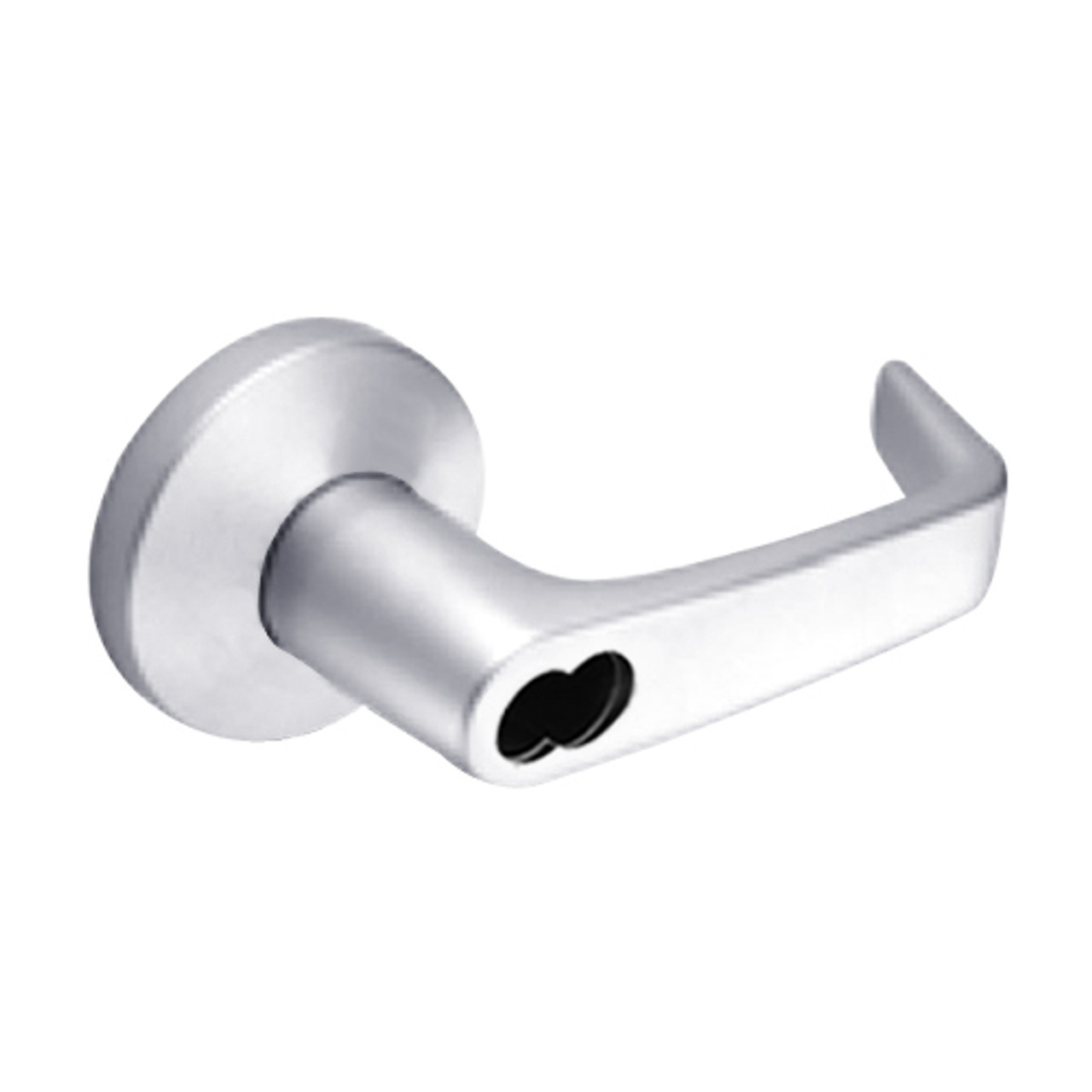 9K57E15KS3625LM Best 9K Series Service Station Cylindrical Lever Locks with Contour Angle with Return Lever Design Accept 7 Pin Best Core in Bright Chrome