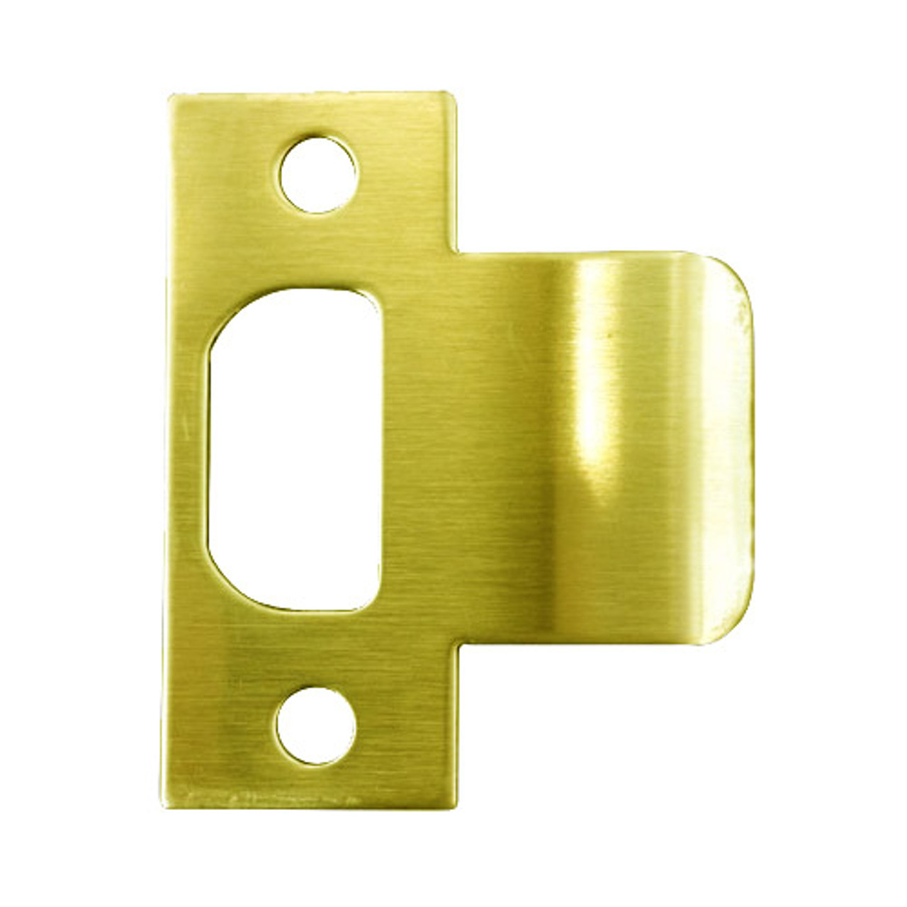 T9125-605 Don Jo 2-3/4" Extended Lip T-Strike in Bright Brass Finish