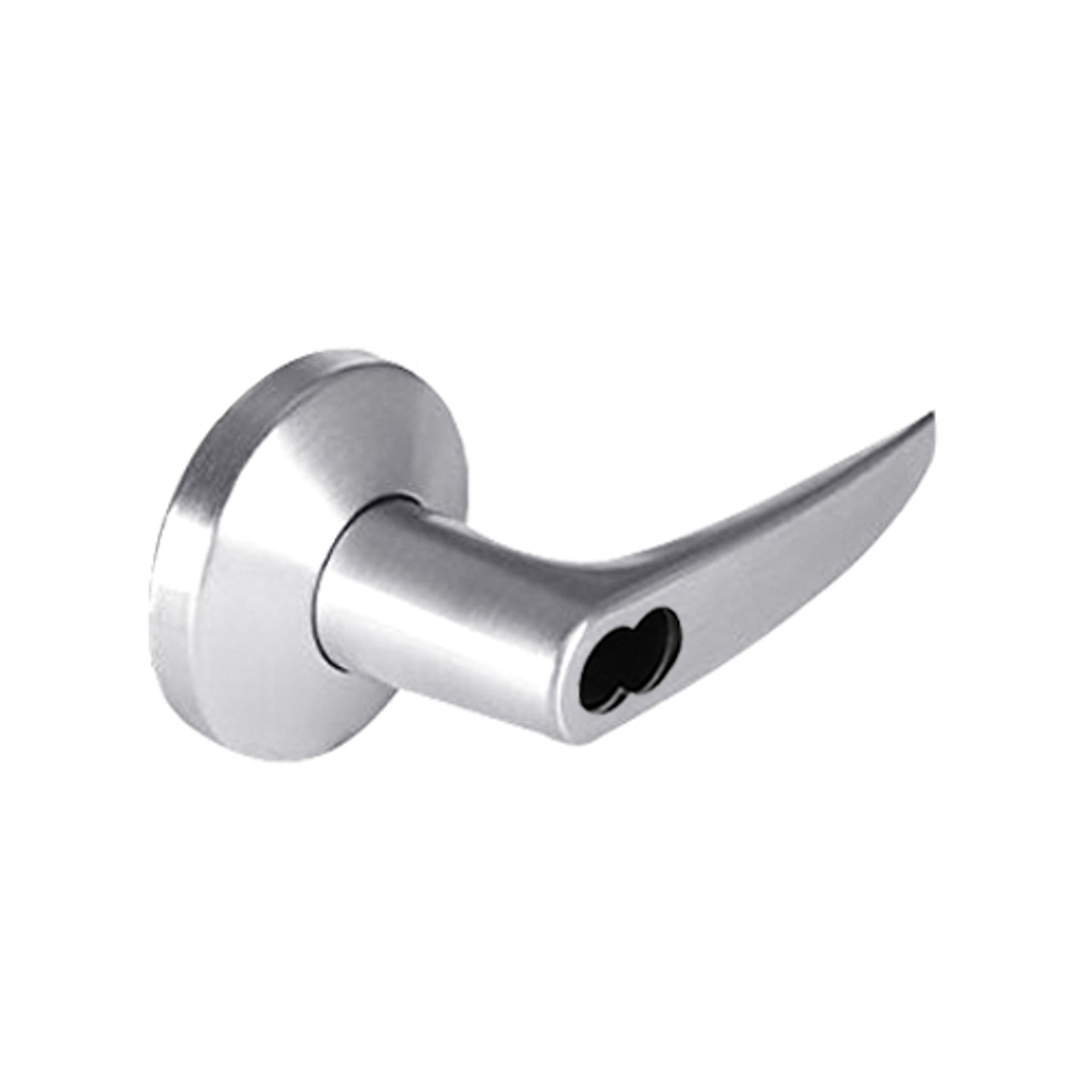 9K57A16KS3625LM Best 9K Series Dormitory or Storeroom Cylindrical Lever Locks with Curved without Return Lever Design Accept 7 Pin Best Core in Bright Chrome
